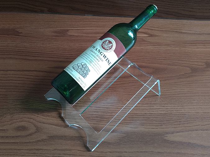 北京亞克力紅酒展示架定購_天津有機玻璃紅酒展架廠家_雄布展示制品